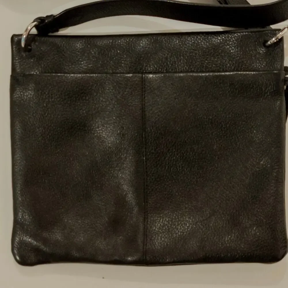Radley London Wilton Way Black Pebble Leather Crossbody Bag Scottie Dog